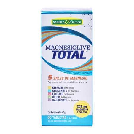 MAGNESIOLIVE TOTAL TABLETAS FRASCO X 60 U.
