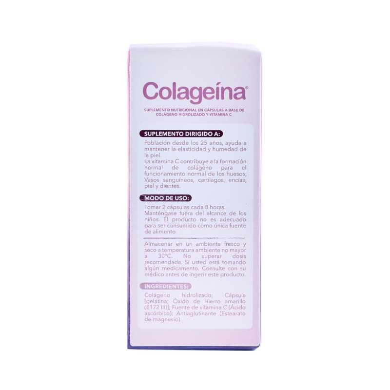 SUPLEMENTO NUTRICIONAL COLAGEINA CAPSULA FRASCO X 60 UNIDADES