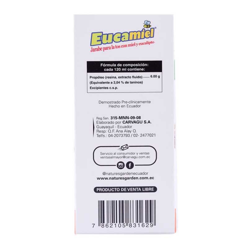 EUCAMIEL JARABE FRASCO X 120 ML