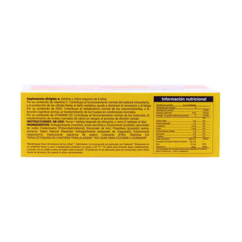 TABLETA EUCAMIEL SABOR EUCALIPTO - MIEL CAJA X 3 BLISTER X 6 C/U